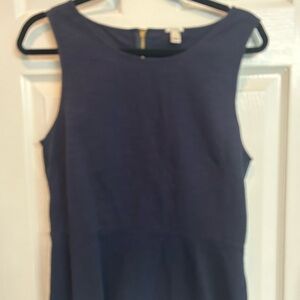 J Crew Sleevless Navy Women's Top